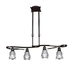 Amel Black Chrome Ceiling Lights Mantra Linear Fittings Amel Black Chrome Ceiling Lights Mantra Linear Fittings